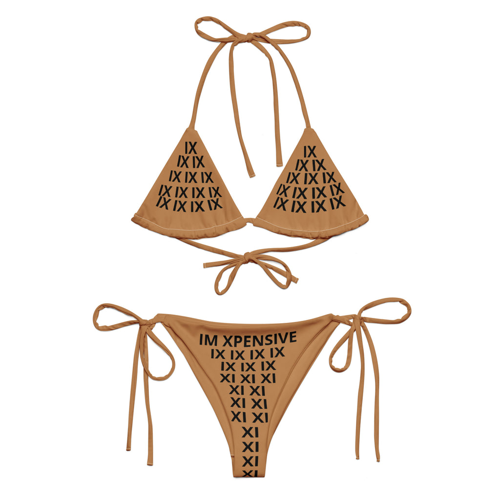 I'm Expensive IX Recycled String Bikini - Nude