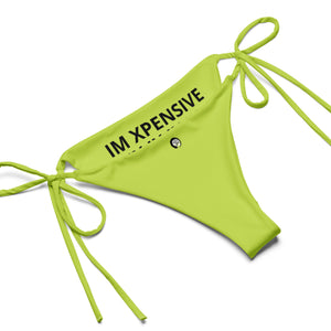 I'm Expensive IX Recycled String Bikini - Lime