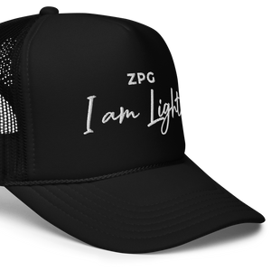 ZPG Light Black Foam Trucker Hat
