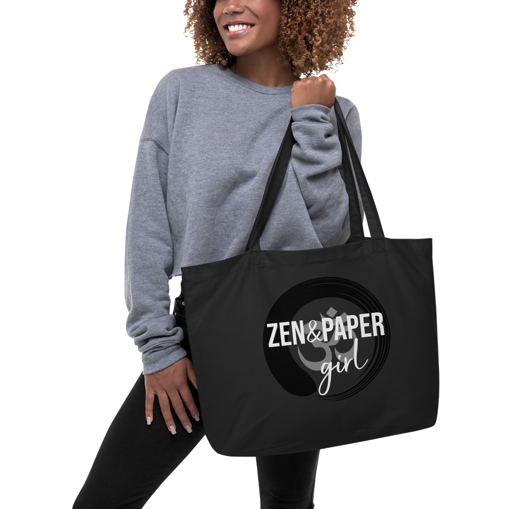 Zen & Paper Girl Organic Tote Bag