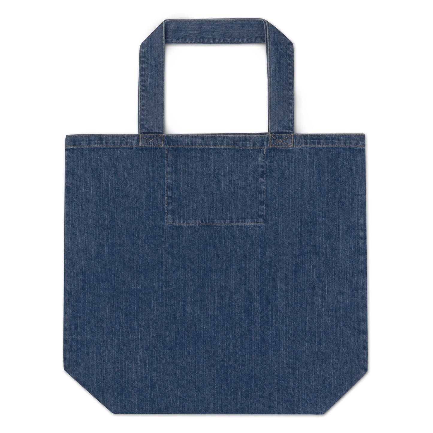 Zen & Paper Girl Red Hat Organic Denim Tote Bag