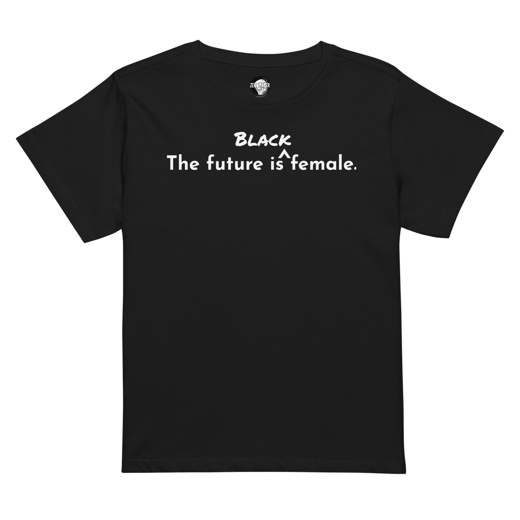 Zen & Paper Girl BLCK Fem Women’s High-Waisted T-Shirt