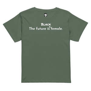 Zen & Paper Girl BLCK Fem Women’s High-Waisted T-Shirt