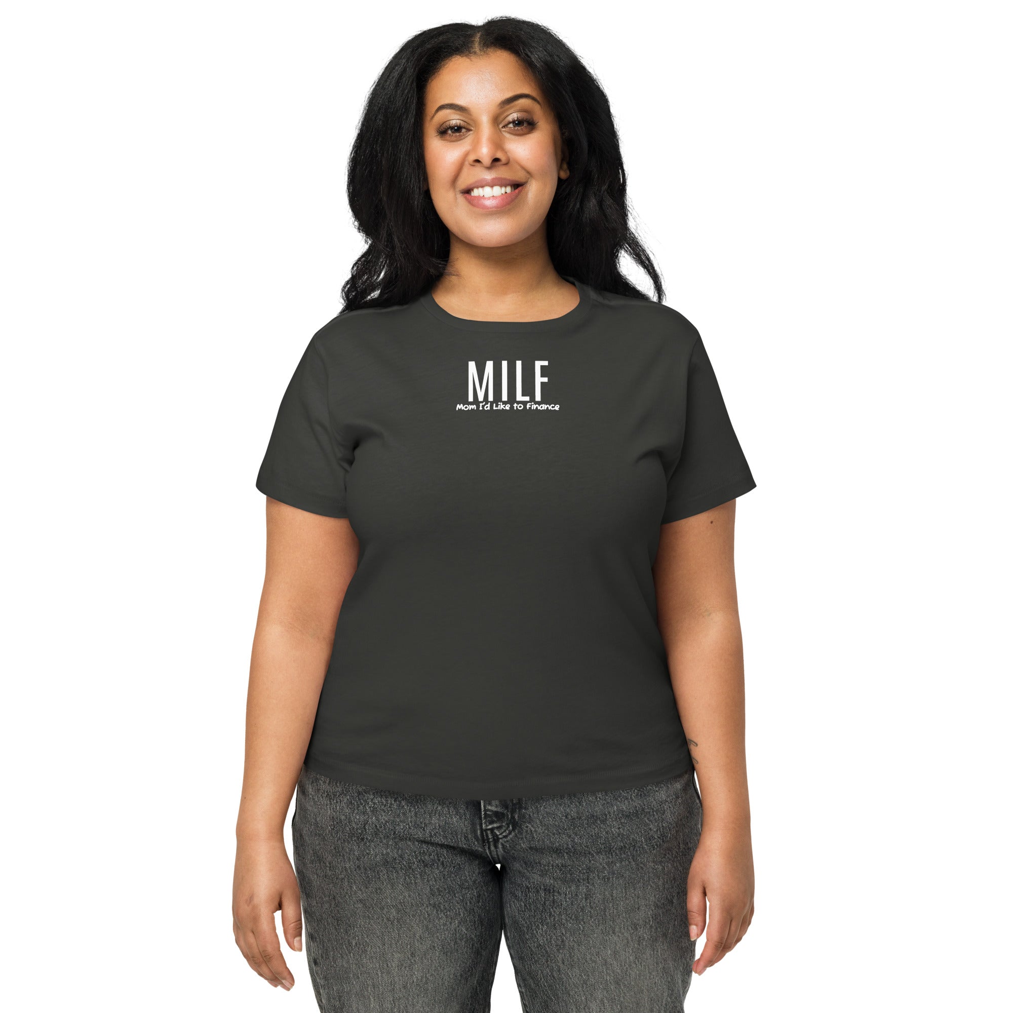 I'm Expensive MILF Women’s High-Waisted T-Shirt