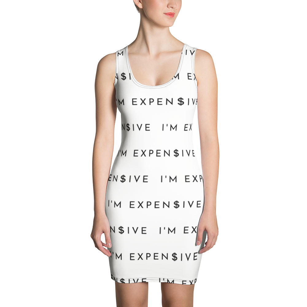 I'm Expensive Multi-Print Dress - Put a Ring On It White