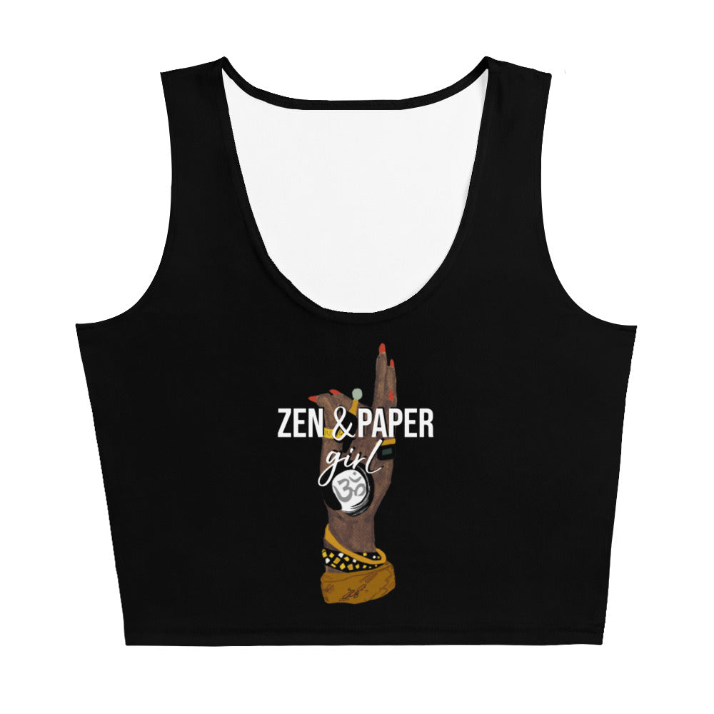 Zen & Paper Girl OM Crop Top
