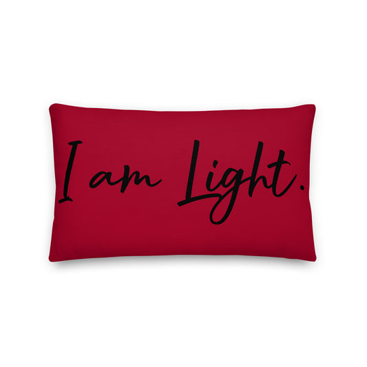 Zen @ Home I am Light Premium Pillow - Red