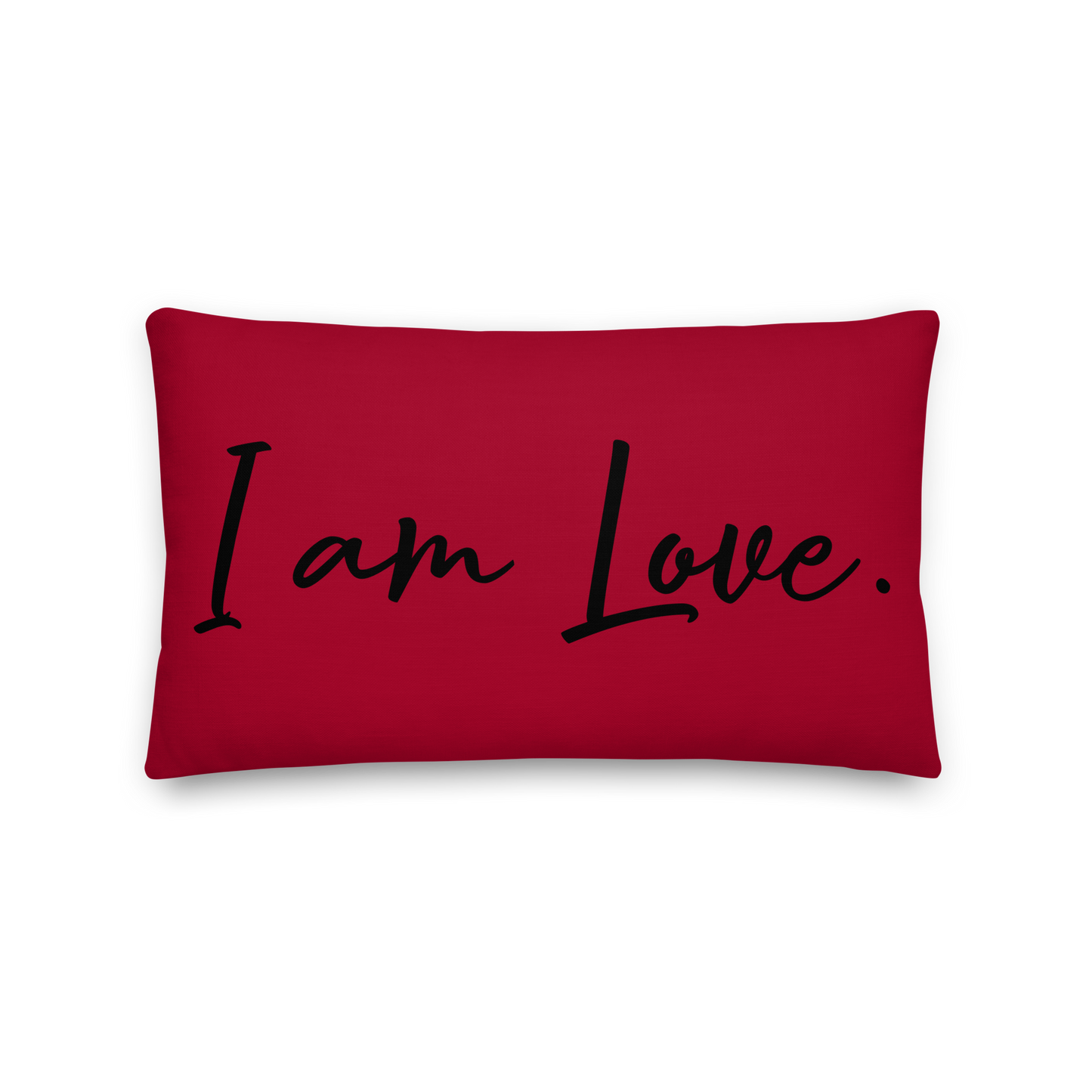 Zen @ Home I am Love Premium Pillow - Red