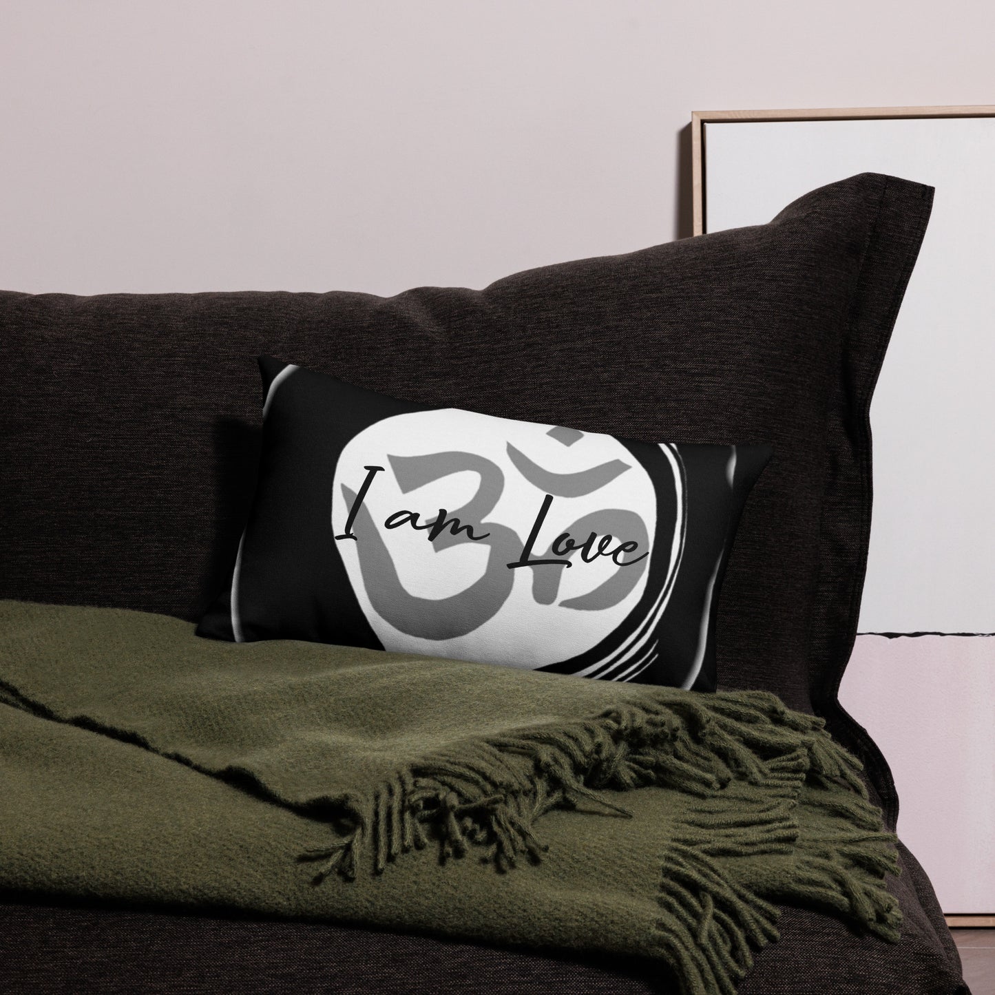 Zen @ Home Logo Love Premium Pillow