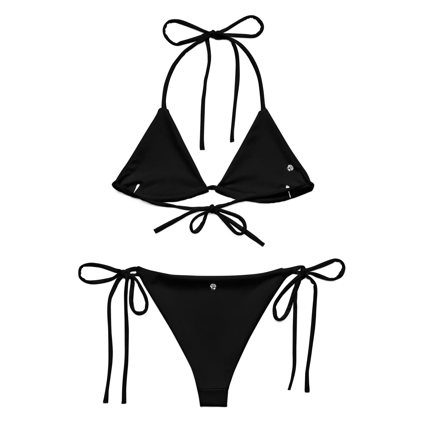 I'm Expensive IX Recycled String Bikini - Black