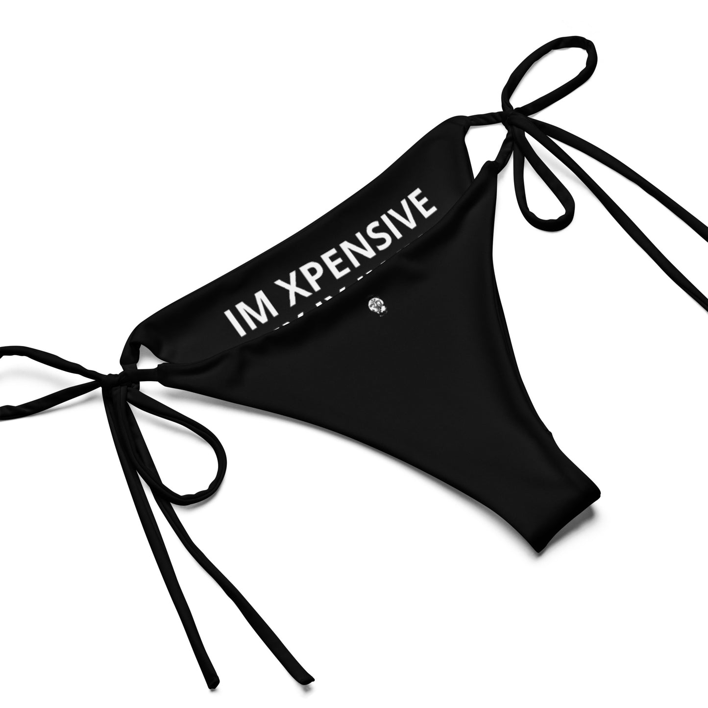 I'm Expensive IX Recycled String Bikini - Black