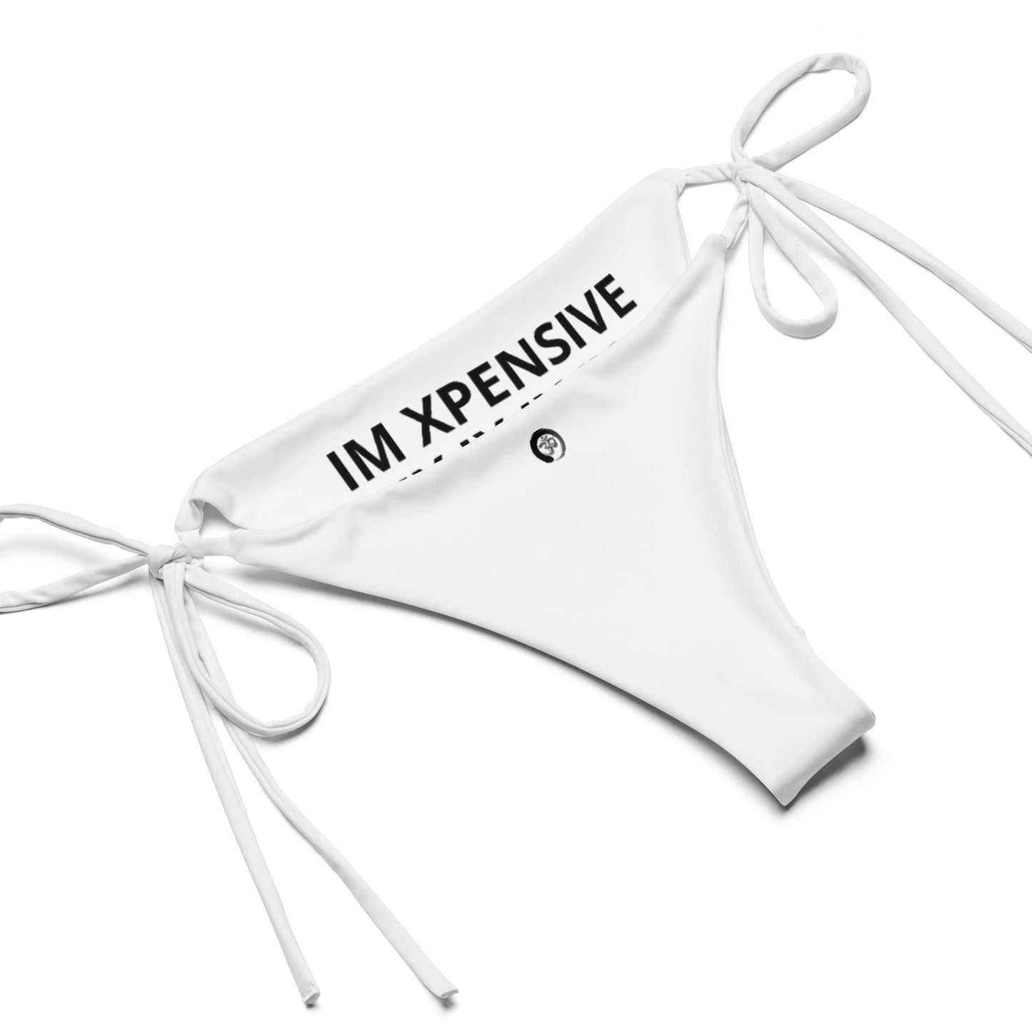 I'm Expensive IX Recycled String Bikini - Yes White