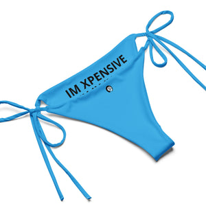 I'm Expensive IX Recycled String Bikini - Azure