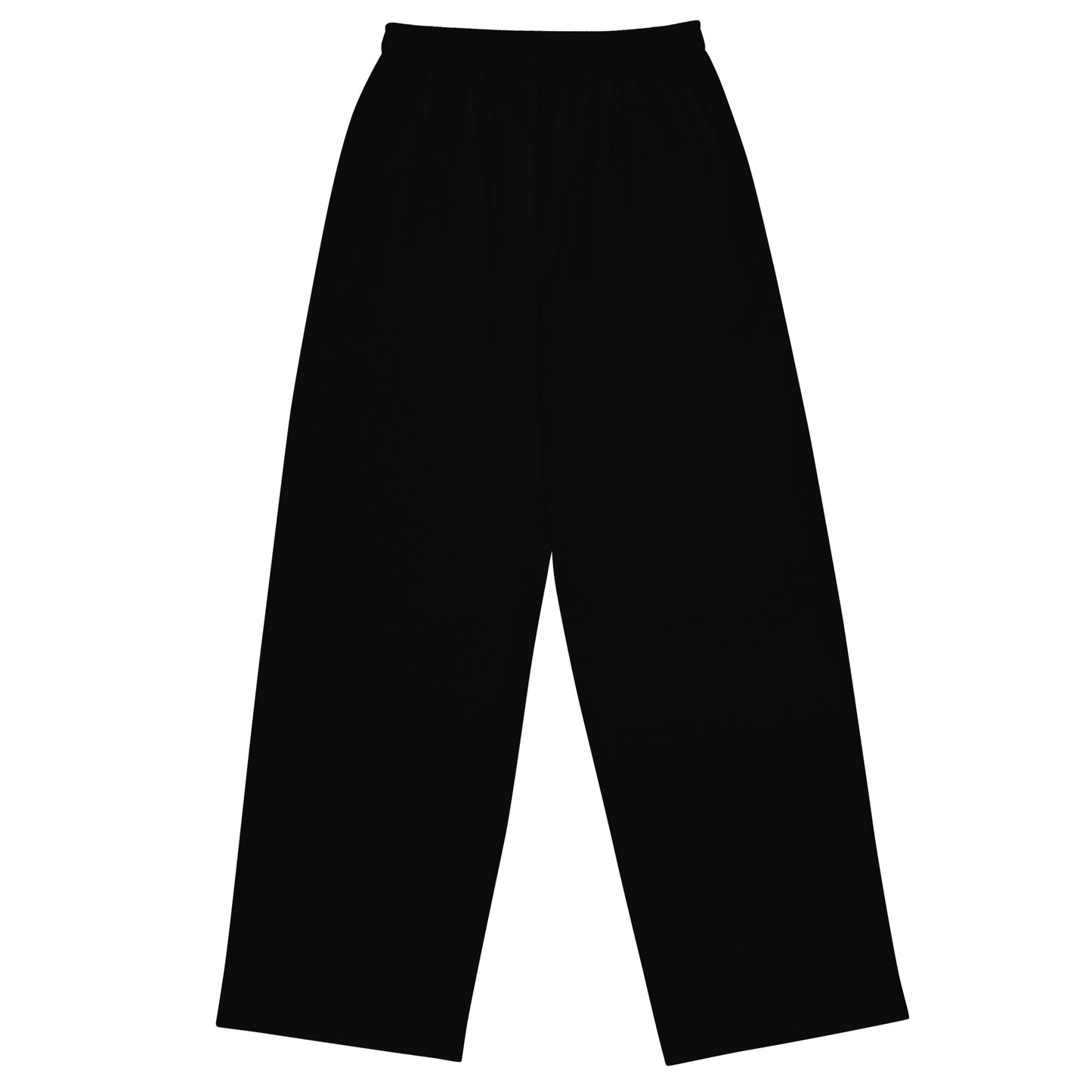 I'm Expensive Super Model  Genderless Wide-Leg Sweatpants - Black