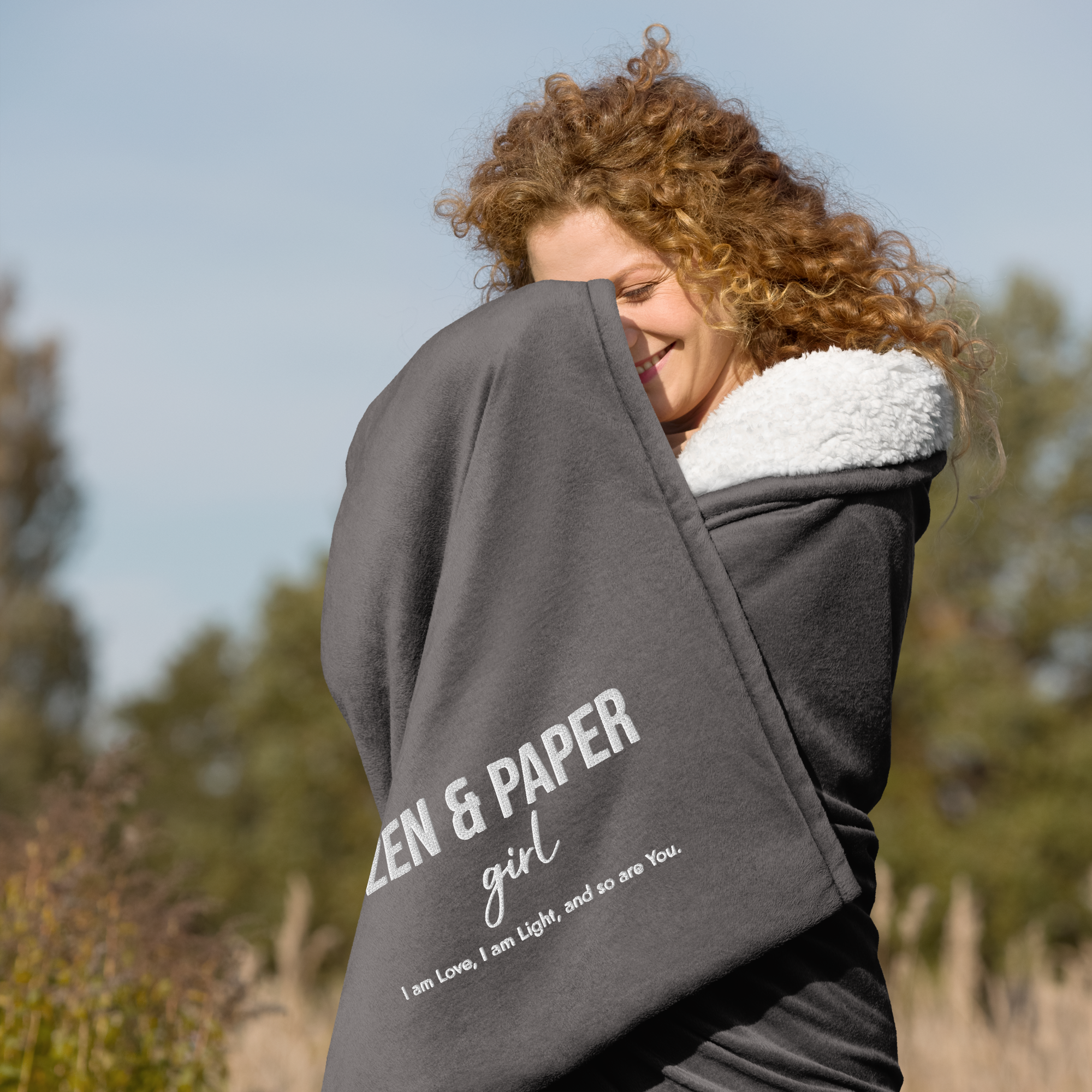 Zen @ Home ZPG Premium Sherpa Throw