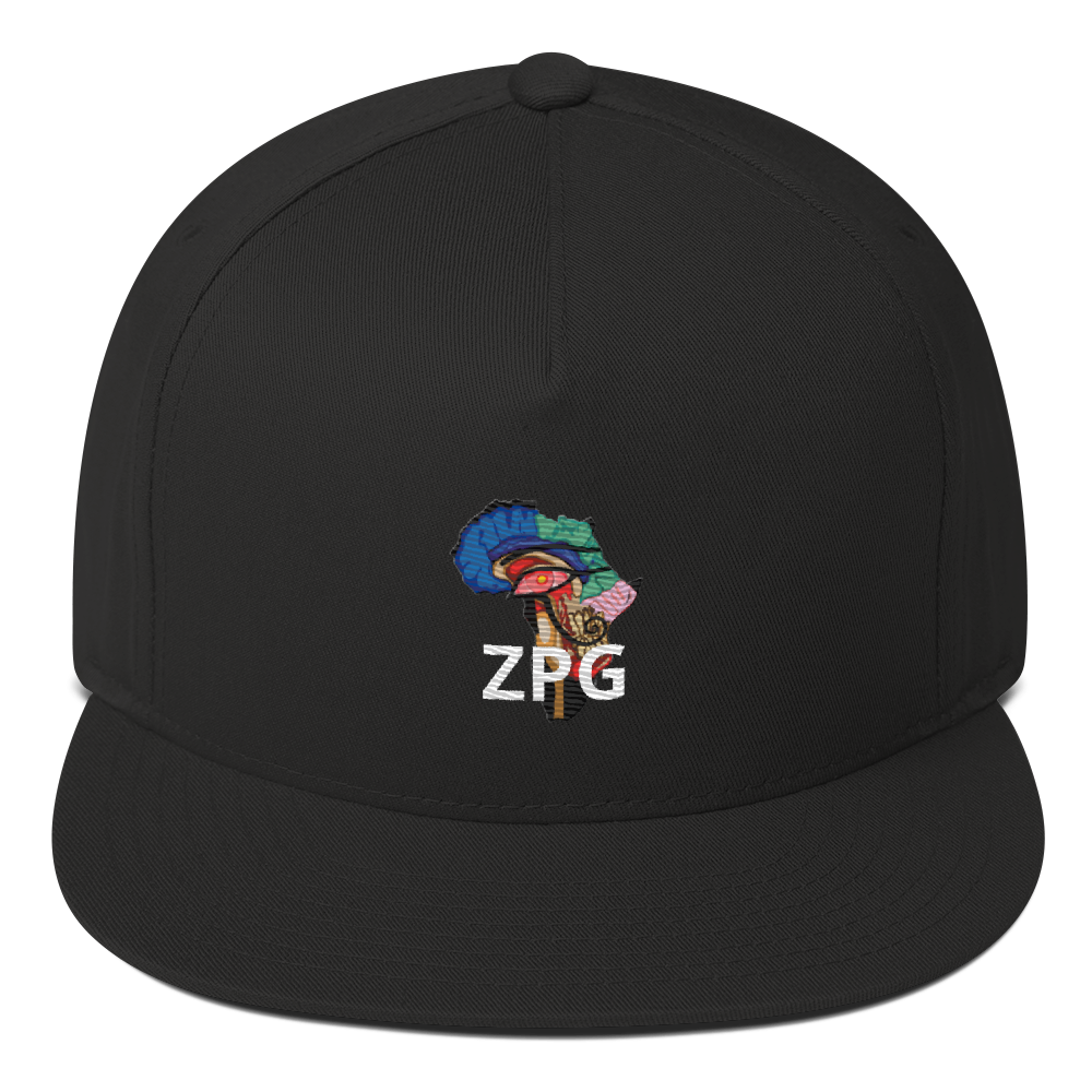 ZPG Africa On The Brain Flat Bill Cap