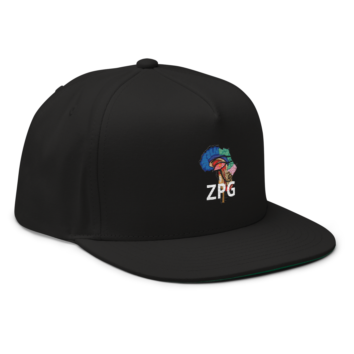 ZPG Africa On The Brain Flat Bill Cap