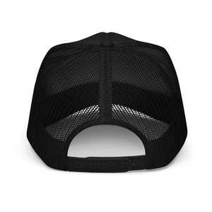 Zen & Paper Girl All-Black Foam Trucker Hat