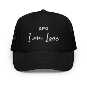 ZPG Love Black Foam Trucker Hat