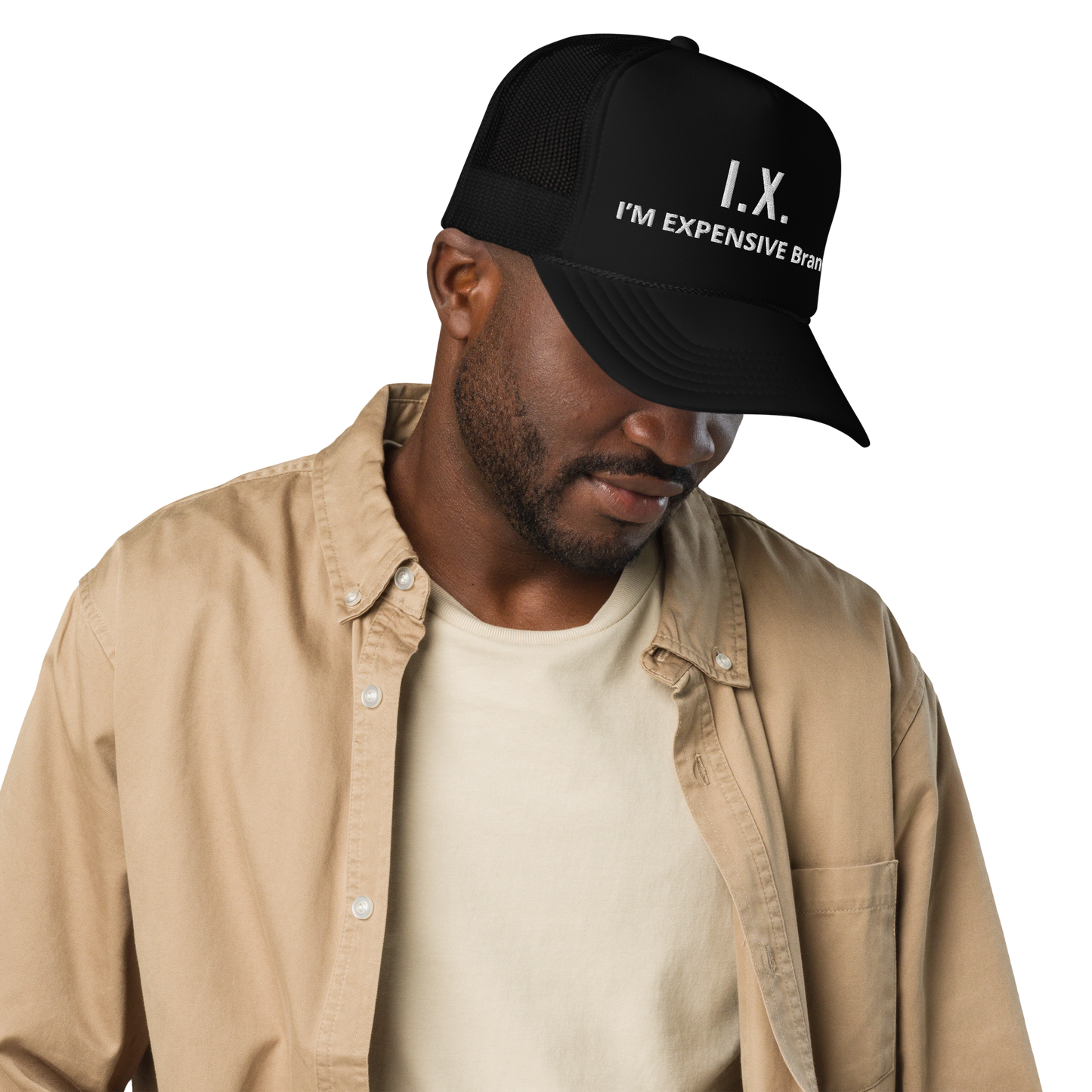 I’m Expensive IX Black Foam Trucker Hat