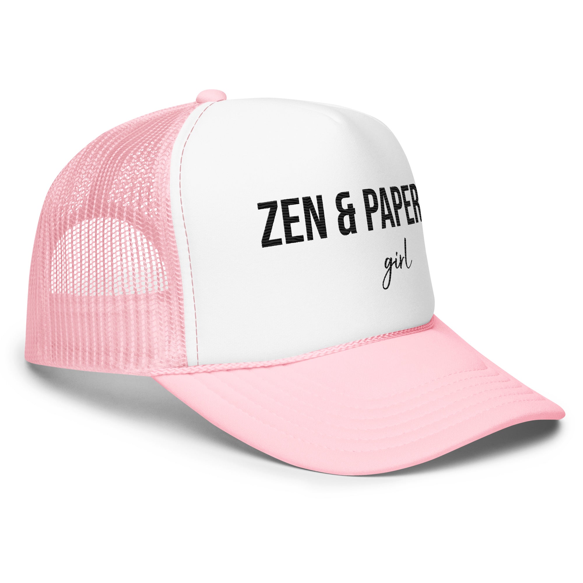 Zen & Paper Girl Foam Trucker Hat