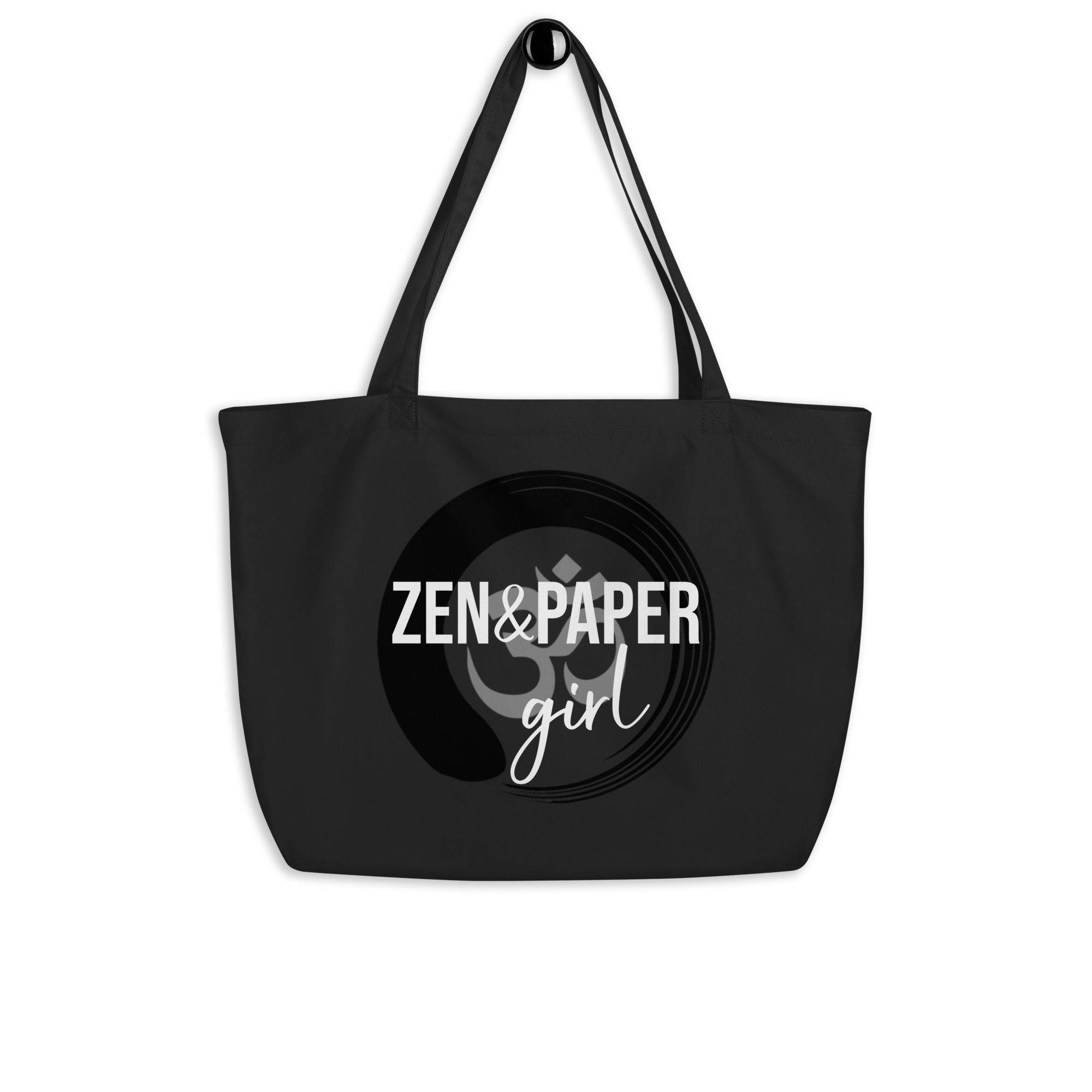 Zen & Paper Girl Organic Tote Bag