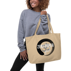 Zen & Paper Girl Organic Tote Bag