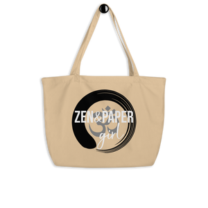 Zen & Paper Girl Organic Tote Bag