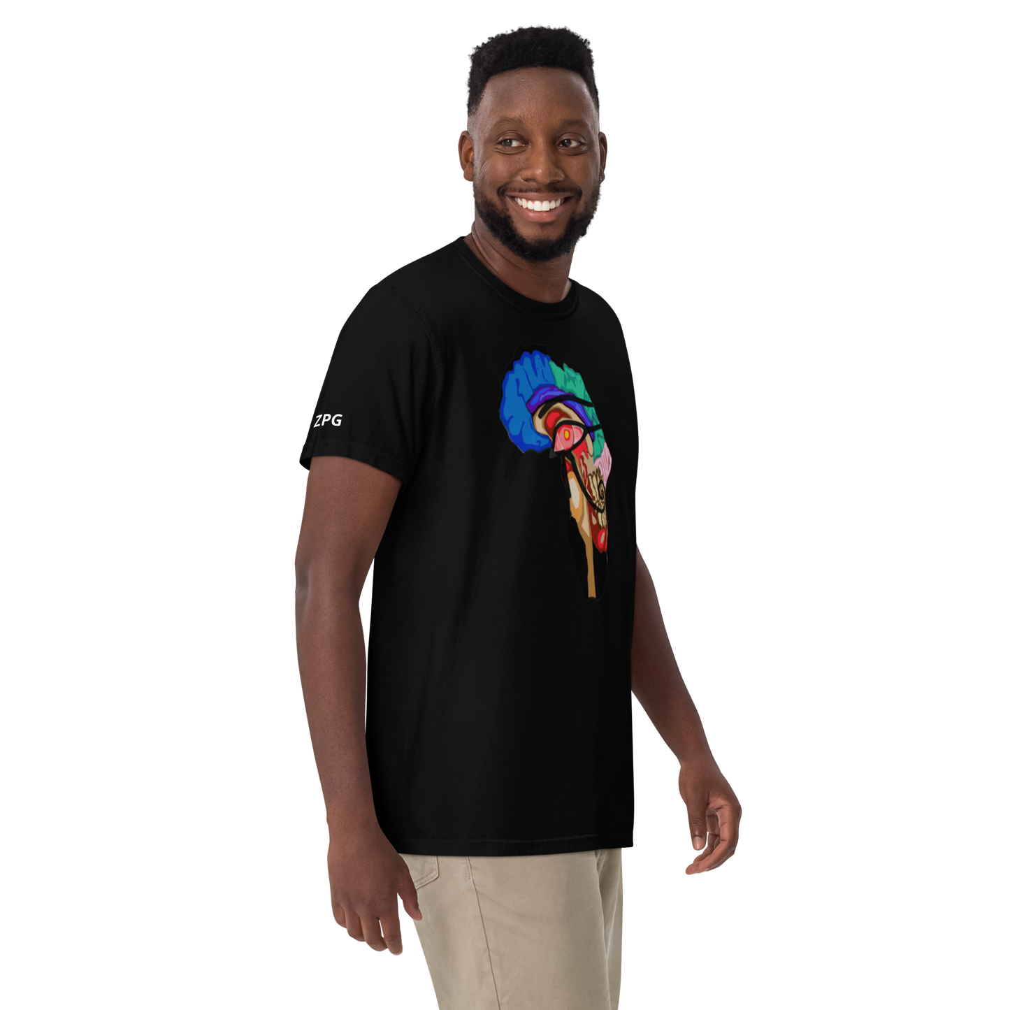 ZPG Africa On The Brain Premium Over-Sized Genderless T-Shirt