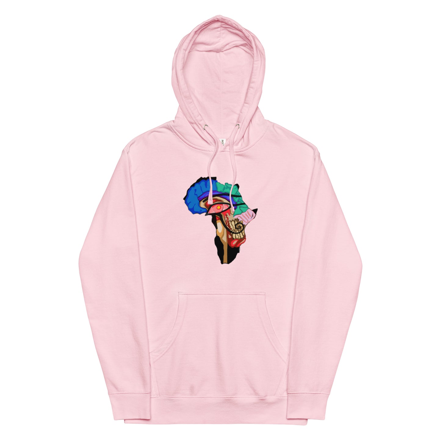 Zen & Paper Girl Africa On the Brain Genderless Mid-Weight Hoodie