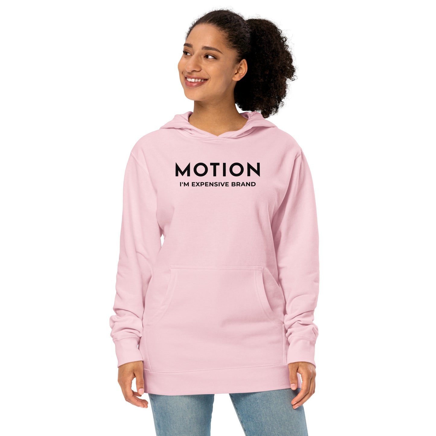 I'm Expensive Motion Genderless Hoodie - Mid-Weight