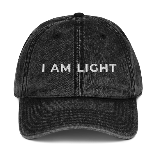 ZPG Light Vintage Black Cotton Twill Cap