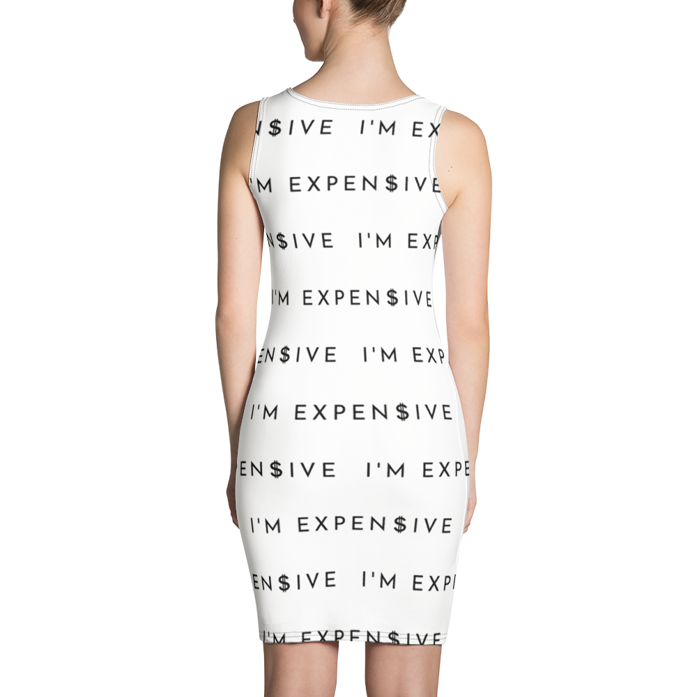 I'm Expensive Multi-Print Dress - Put a Ring On It White